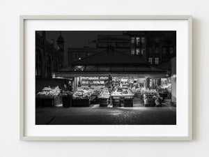 Latenight fruit and vegetable market Gdansk Poland | Photo Art Print fine art photographic print