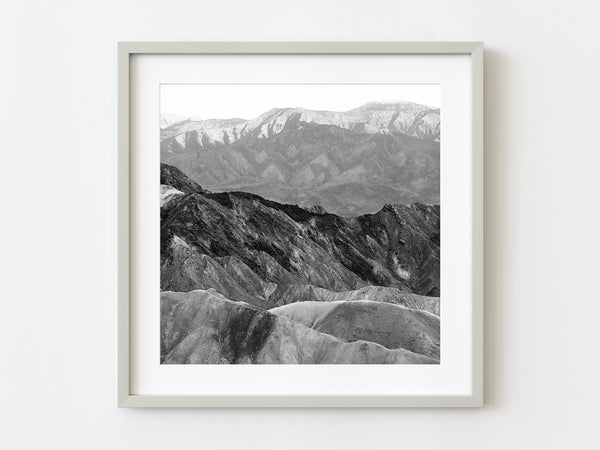 Layered mountains black and white | Photo Art Print fine art photographic print