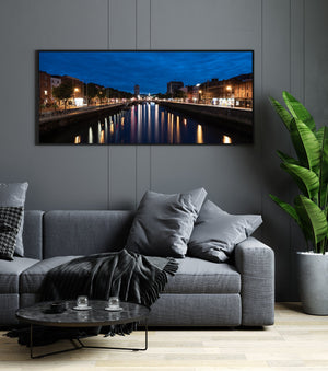 Liffey River Dublin city reflection | Photo Art Print fine art photographic print