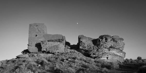 Low angle view of Wupatki Indian Ruins | Photo Art Print fine art photographic print