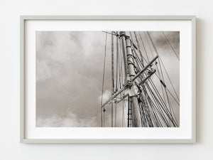 Main mast rigging detail Bluenose II Lunenburg Nova Scotia | Photo Art Print fine art photographic print