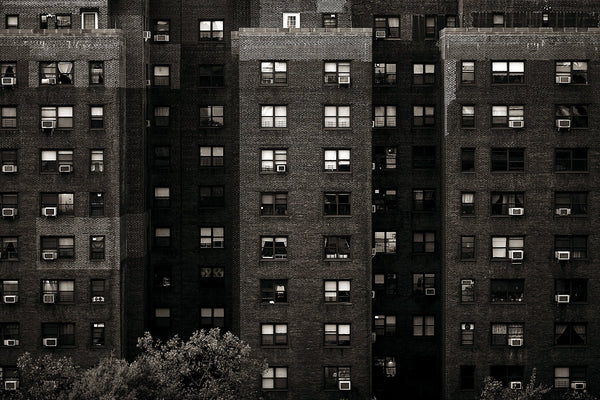 Manhattan Windows Fine Art Black and White | Photo Art Print fine art photographic print