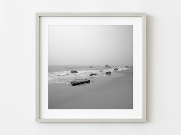 Marthas Vinyard beach black and white | Photo Art Print fine art photographic print