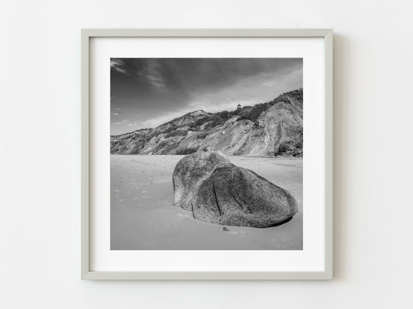 Marthas Vinyard beach with Gay Head Lighthouse | Photo Art Print fine art photographic print