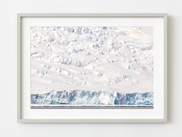 Massive cliffs of snow and ice in Antarctica | Photo Art Print fine art photographic print