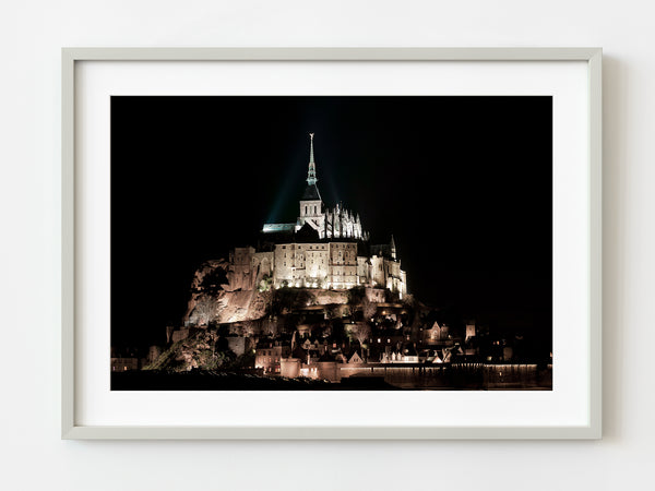 Mont Saint Michel at night | Photo Art Print fine art photographic print