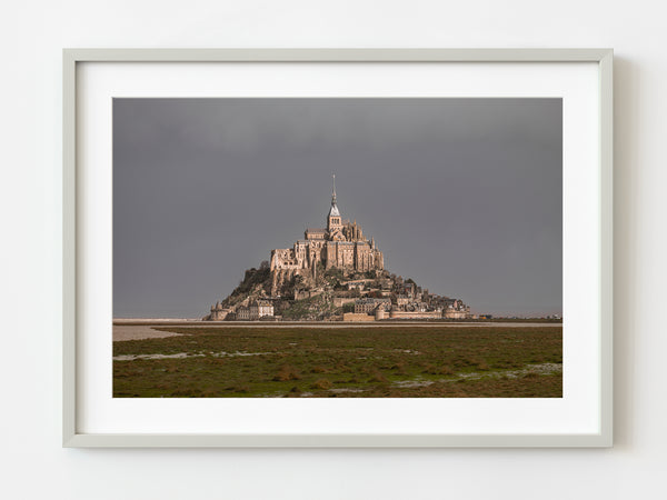 Mont St Michel France exposed with sun | Photo Art Print fine art photographic print