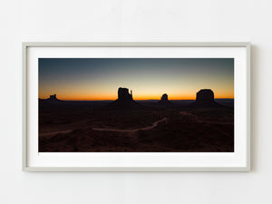 Monument Valley at dusk | Photo Art Print fine art photographic print