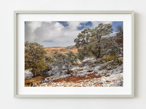 Monument Valley with desert snow | Photo Art Print fine art photographic print