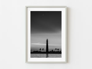 Moon over Dry Tortugas Lighthouse | Photo Art Print fine art photographic print