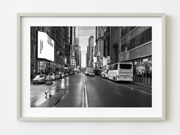 New York 42nd street early evening | Photo Art Print fine art photographic print