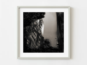 New York building reflection from street | Photo Art Print fine art photographic print
