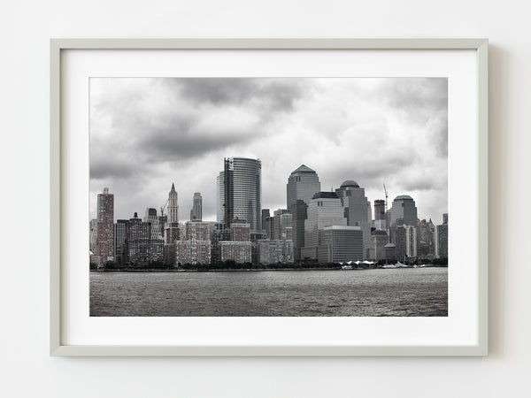 New York City waterfront skyline in 2009 | Photo Art Print fine art photographic print