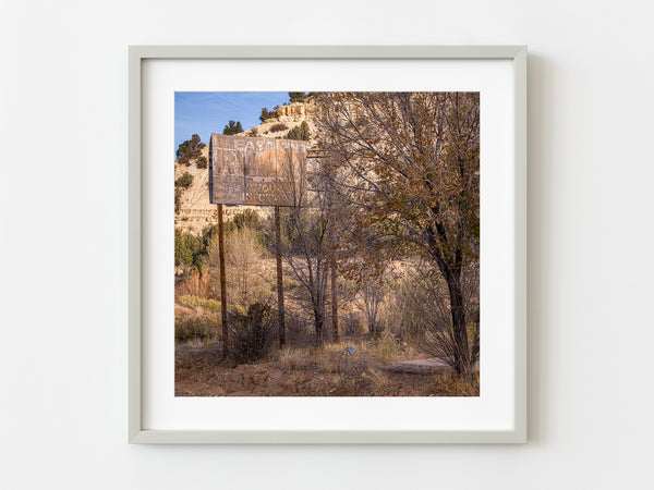 Old and forgotten RV Tours sign in Utah | Photo Art Print fine art photographic print