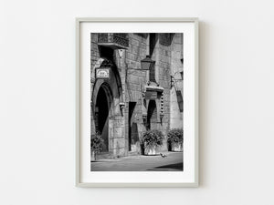 Old building in Spain black and white | Photo Art Print fine art photographic print