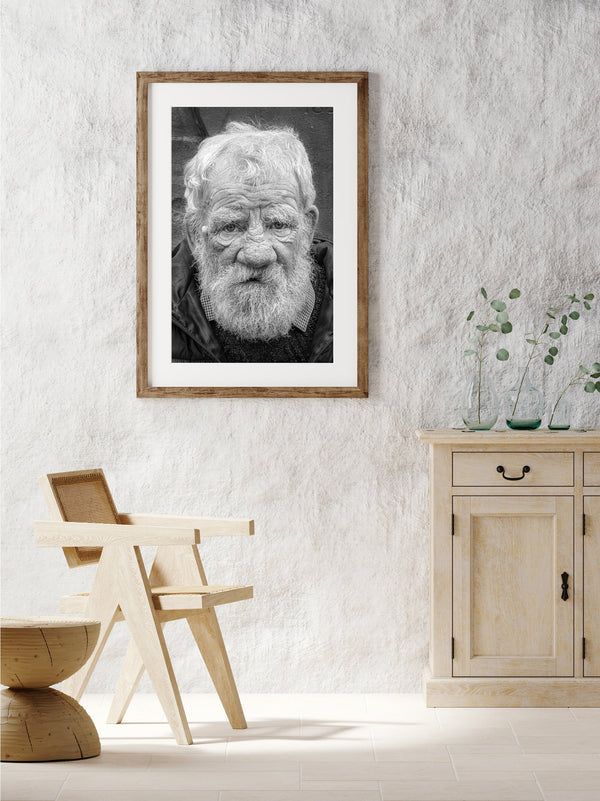 Old Irish Gentleman Portrait | Photo Art Print fine art photographic print