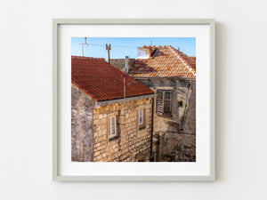 Old run down buildings in Croatia | Photo Art Print fine art photographic print