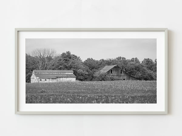 Old rural barn or farm buildings Indiana | Photo Art Print fine art photographic print
