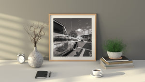 Old truck at Rockwood Motor Court Route 66 | Photo Art Print fine art photographic print
