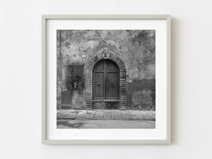 Old Tuscan Rounded Door | Photo Art Print fine art photographic print