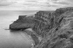 Overcast rainy day at the Cliffs of Moher in County Clare Ireland | Photo Art Print fine art photographic print