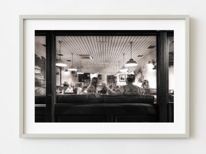 Peering into Irish Resturant at night | Photo Art Print fine art photographic print