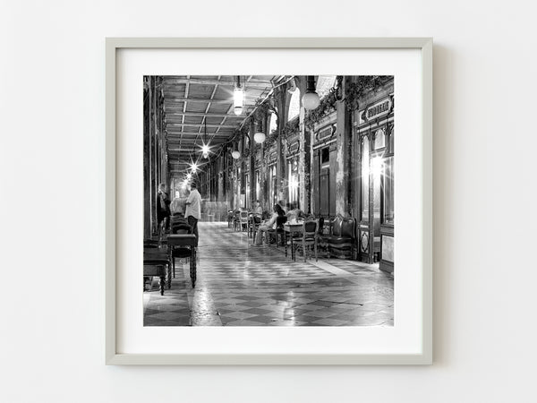 People eating at St Marks Square Venice | Photo Art Print fine art photographic print