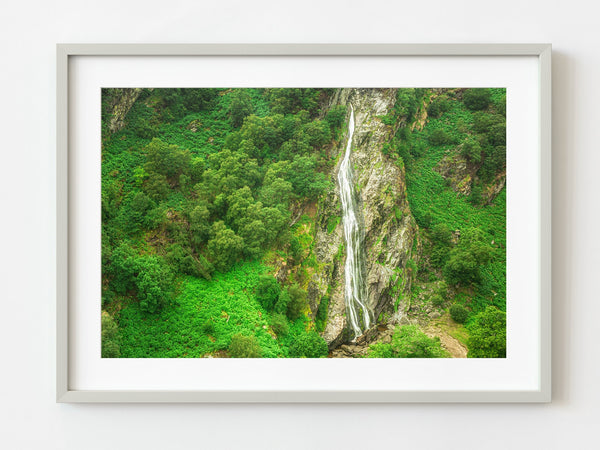 Powerscourt Waterfall Ireland aerial | Photo Art Print fine art photographic print