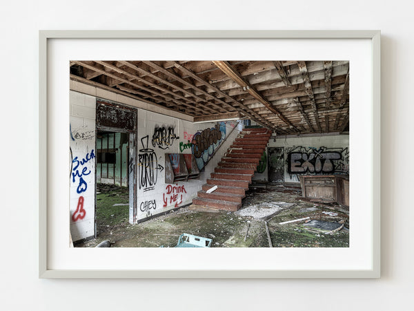 Pruce's Motor Inn Abandoned Motel Lobby | Photo Art Print fine art photographic print