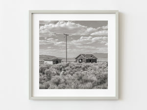 Railway buildings ghost town Currie Nevada | Photo Art Print fine art photographic print