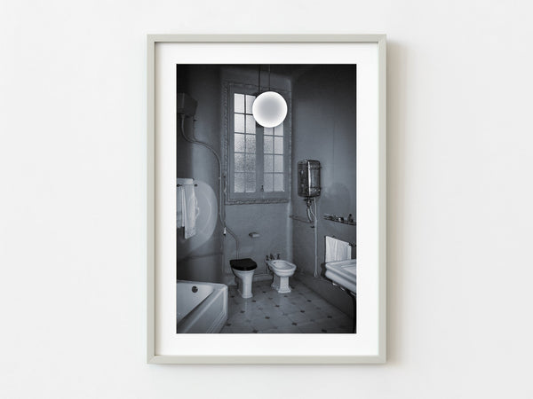 Retro bathroom in a Gaudy designed building | Photo Art Print fine art photographic print