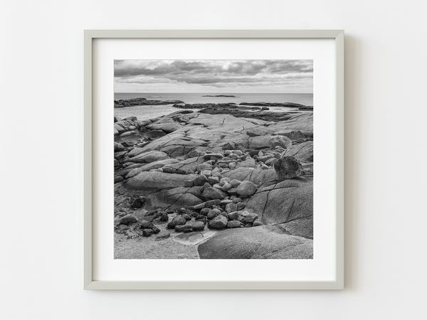 Rock coastal rocks in Peggys Cove Nova Scotia | Photo Art Print fine art photographic print