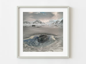 Rock on beach Skagsaden Norway | Photo Art Print fine art photographic print