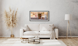 Rome Italy metal doors with graffiti | Photo Art Print fine art photographic print