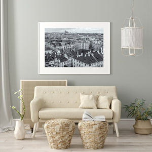 Rooftops in the city of Prague | Photo Art Print fine art photographic print