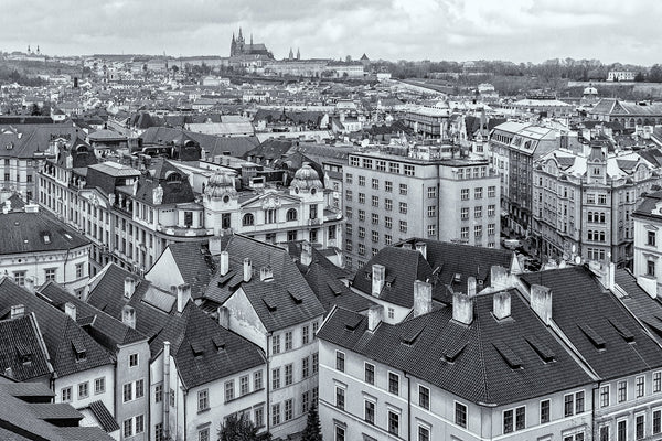 Rooftops in the city of Prague | Photo Art Print fine art photographic print