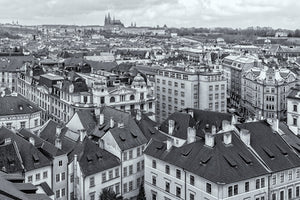 Rooftops in the city of Prague | Photo Art Print fine art photographic print