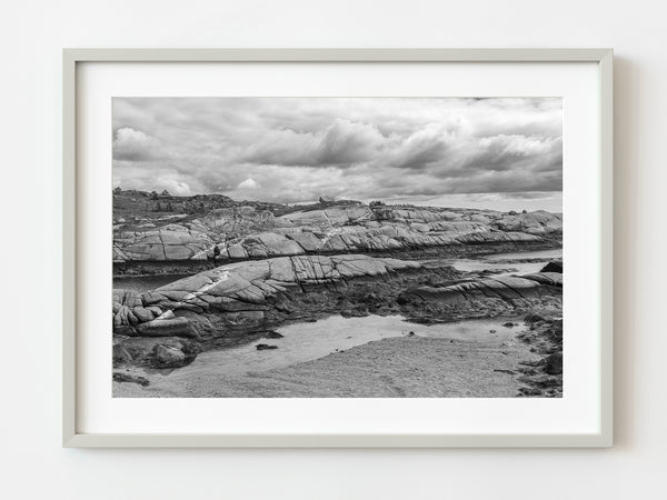 Rugged rock landscape Peggys Cove Nova Scotia | Photo Art Print fine art photographic print