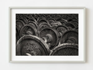 Rusted Rail Car Wheels | Photo Art Print fine art photographic print