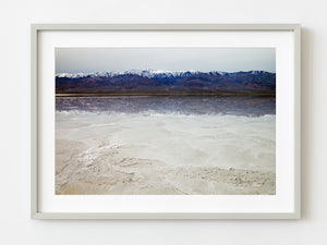 Salt Flats reflects the vivid horizon at Death Valley | Photo Art Print fine art photographic print