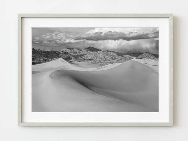 Sand Dunes and mountains | Photo Art Print fine art photographic print