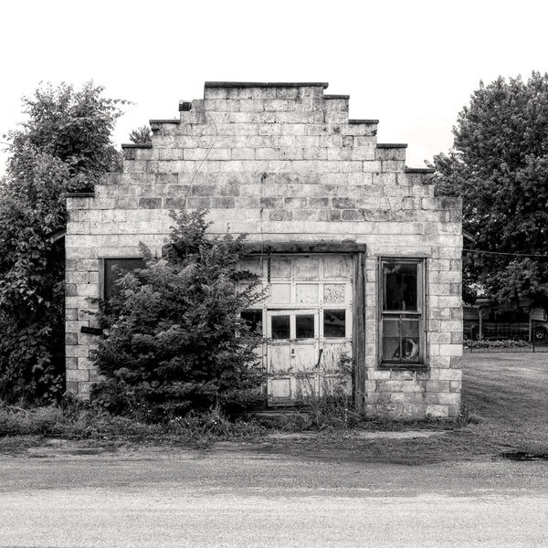 Small abandoned garage South Whitley Indiana | Photo Art Print fine art photographic print