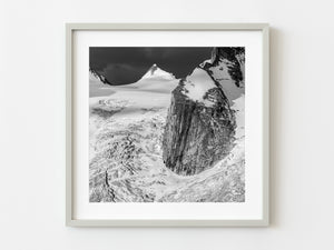Snow and glacier covered mountain | Photo Art Print fine art photographic print
