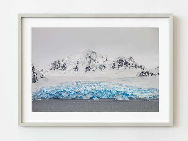 Snow and ice collapsing on its own weight Antarctic landscape | Photo Art Print fine art photographic print