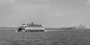 Staten Island Ferry black and white | Photo Art Print fine art photographic print