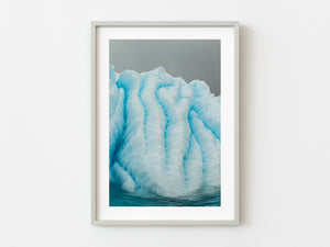 Strange natural ice sculpture on an Antarctica iceberg | Photo Art Print fine art photographic print