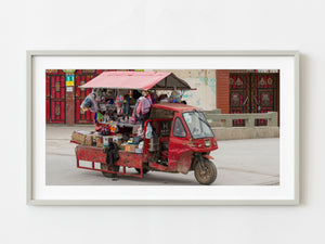Street vendor truck in Northern China | Photo Art Print fine art photographic print