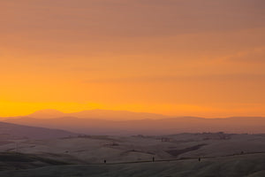 Sun drenched sky over Tuscan landscape | Photo Art Print fine art photographic print