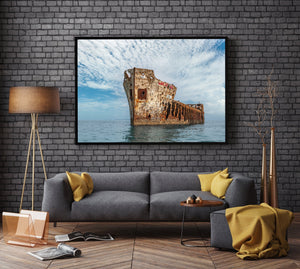 Sunken ship SS Sapona nautical photo