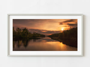 Sunrise on the Intercoastal Waterway | Photo Art Print fine art photographic print